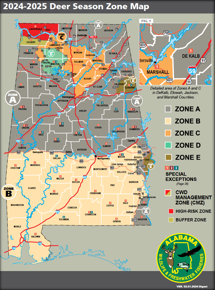 Deer Season 2024 Louisiana Map Janey Lisbeth